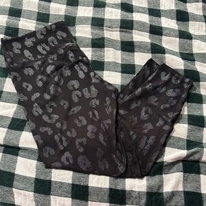 Black Leopard Print Leggings brand Rae Mode
